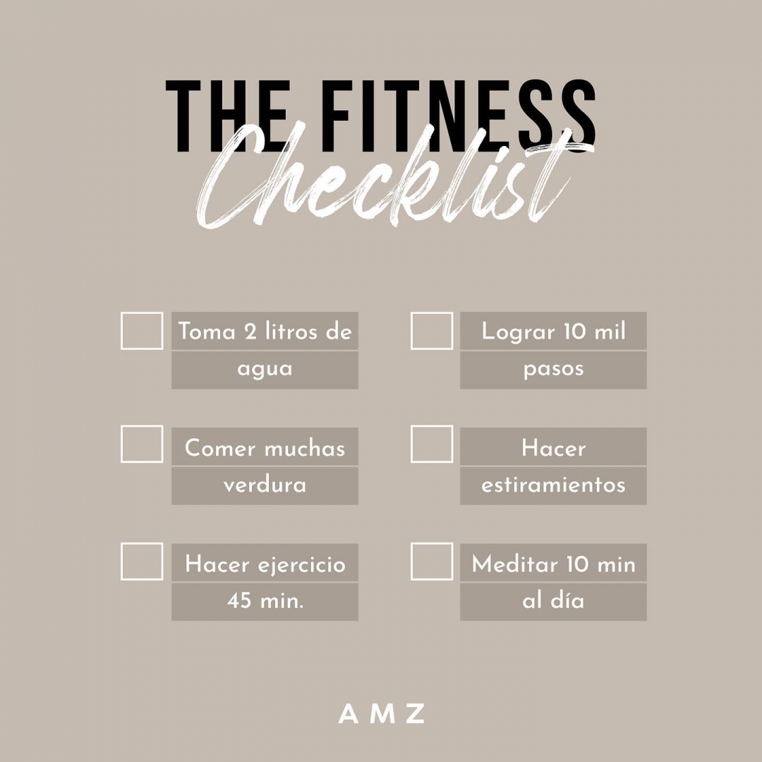 The Fitnees Cheklist
